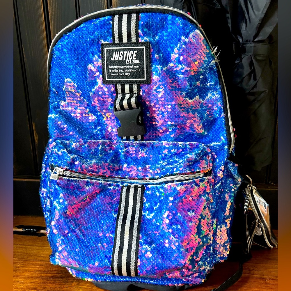 Justice sequence girls bookbag